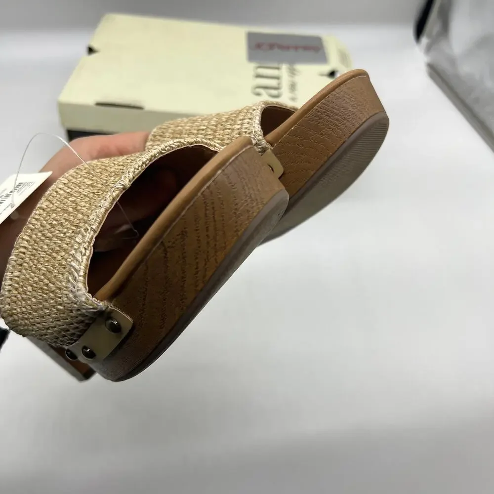 a.n.a. Women Shoes Robinson Casual Heel Natural Color Size 9M